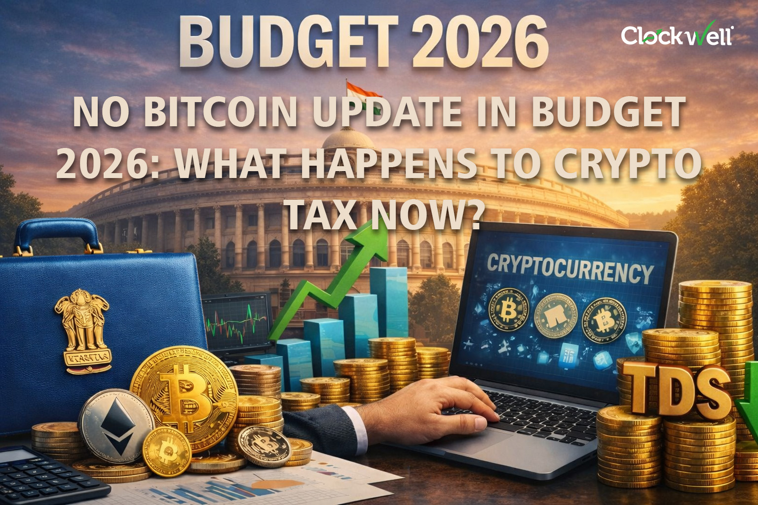 No Bitcoin Update in Budget 2026: What Happens to Crypto Tax Now?